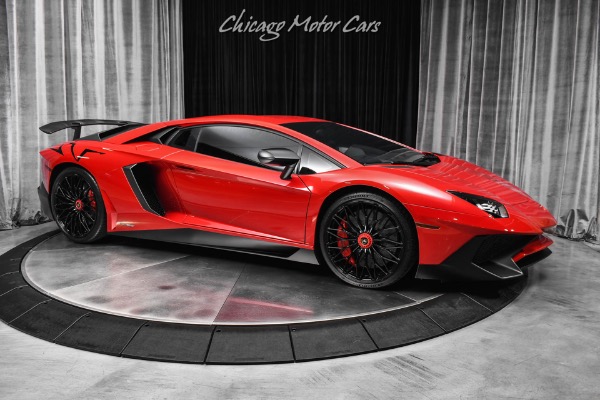 Used 2016 Lamborghini Aventador SV LP750-4 Coupe Factory Performance Exhaust Comfort Seat Carbon Fiber for sale Sold at Chicago Motor Cars in West Chicago IL 60185 6