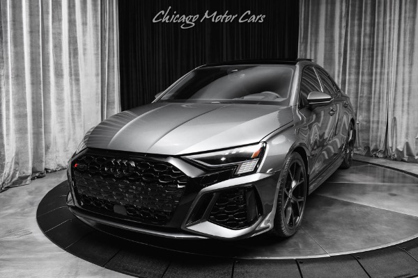 Used 2023 Audi RS 3 2.5T Quattro 1900 Miles Dynamic+Pkg RS Tech, Carbon & Black Optic Pkgs Sport Exhaust PPF for sale Sold at Chicago Motor Cars in West Chicago IL 60185 2
