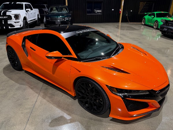 Used 2019 Acura NSX SH-AWD Sport Hybrid Carbon Fiber Int Trim & Spoiler Upgraded Vossen Wheels for sale $144,800 at Chicago Motor Cars in West Chicago IL 60185 5