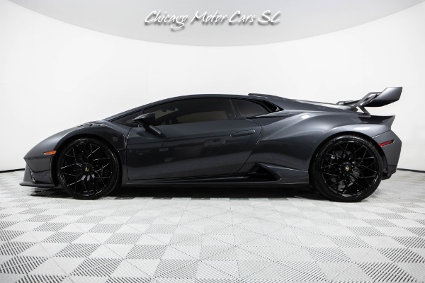 Used 2022 Lamborghini Huracan STO Only 4K Miles Full PPF Grigio Lynx Carbon Sport Seats Front Lifter Sportivo for sale Sold at Chicago Motor Cars in West Chicago IL 60185 3