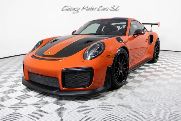 Used 2018 Porsche 911 GT2 RS Weissach Lava Orange Full PPF Front