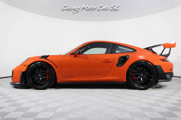 Used 2018 Porsche 911 GT2 RS Weissach Lava Orange Full PPF Front Lift Bose Surround 7K Miles Loaded for sale Sold at Chicago Motor Cars in West Chicago IL 60185 3