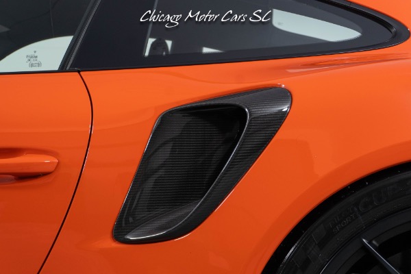Used 2018 Porsche 911 GT2 RS Weissach Lava Orange Full PPF Front Lift Bose Surround 7K Miles Loaded for sale Sold at Chicago Motor Cars in West Chicago IL 60185 5