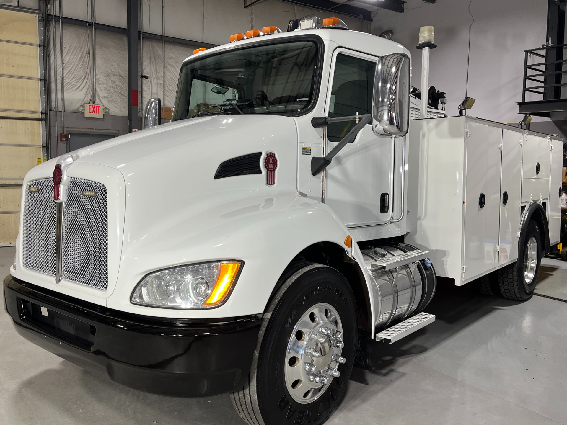 Used 2016 Kenworth T370 Service Truck W/Crane for sale Sold at Chicago Motor Cars in West Chicago IL 60185 1
