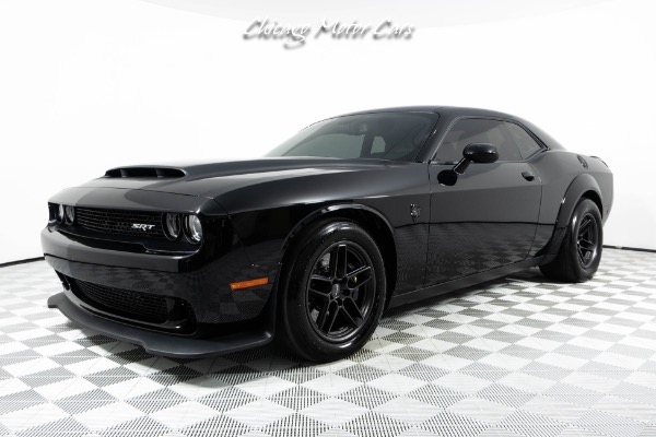 Used 2023 Dodge Challenger SRT Hellcat Redeye Demon 170 1 Owner Sinister Black Front PPF Premium Group Loaded for sale Sold at Chicago Motor Cars in West Chicago IL 60185 2