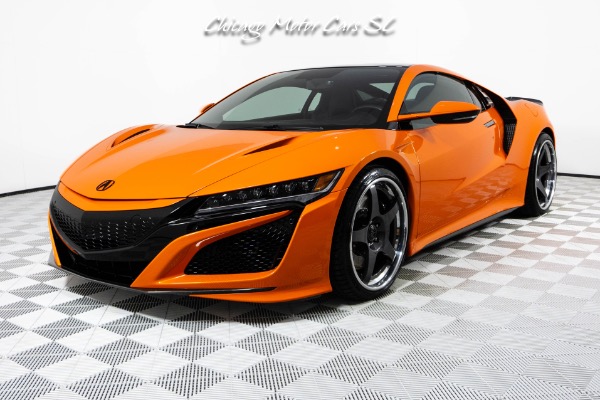 Used 2019 Acura NSX SH-AWD Sport Hybrid Thermal Orange Only 7K