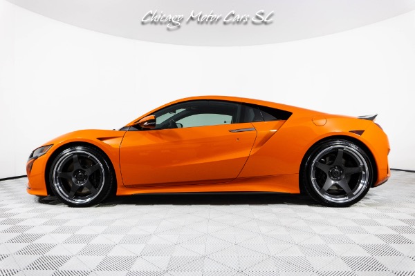 Used 2019 Acura NSX SH-AWD Sport Hybrid Thermal Orange Only 7K Miles Full PPF AL13 Wheels Loaded for sale Sold at Chicago Motor Cars in West Chicago IL 60185 3