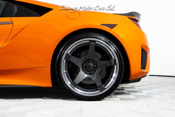 Used 2019 Acura NSX SH-AWD Sport Hybrid Thermal Orange Only 7K Miles Full PPF AL13 Wheels Loaded for sale Sold at Chicago Motor Cars in West Chicago IL 60185 4