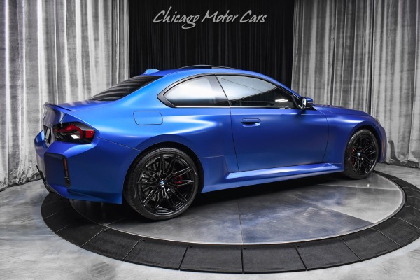Used 2025 BMW M2 1k Miles 6 Manual Frozen Portimao Blue II Carbon Fiber Trim WARRANTY LOADED for sale Sold at Chicago Motor Cars in West Chicago IL 60185 5