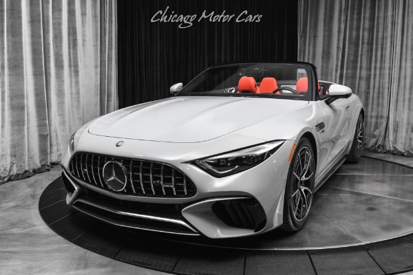 Used 2023 Mercedes-Benz AMG SL63 Only 5k Miles! MSRP $195,385+ Manufakur Alpine Grey Burmester 3D Sound for sale Sold at Chicago Motor Cars in West Chicago IL 60185 2