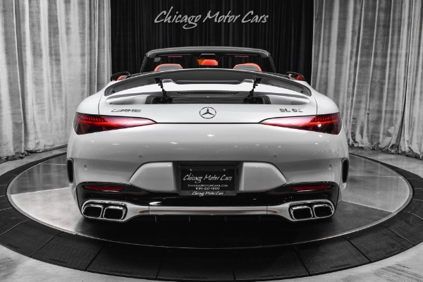 Used 2023 Mercedes-Benz AMG SL63 Only 5k Miles! MSRP $195,385+ Manufakur Alpine Grey Burmester 3D Sound for sale Sold at Chicago Motor Cars in West Chicago IL 60185 4