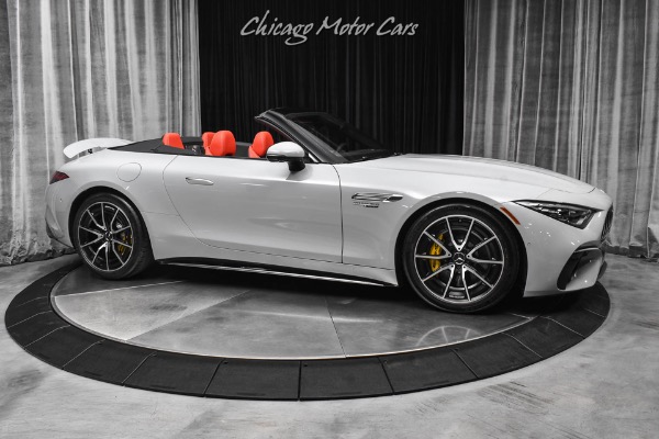 Used 2023 Mercedes-Benz AMG SL63 Only 5k Miles! MSRP $195,385+ Manufakur Alpine Grey Burmester 3D Sound for sale Sold at Chicago Motor Cars in West Chicago IL 60185 6