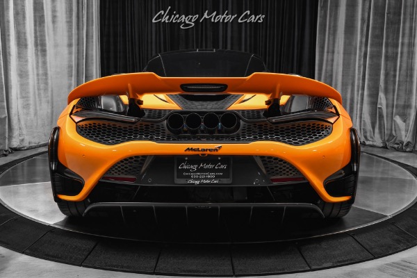 Used 2021 McLaren 765LT Coupe Papaya Spark HRE Wheels FULL PPF Carbon Fiber RYFT Exhaust LOADED for sale Sold at Chicago Motor Cars in West Chicago IL 60185 4