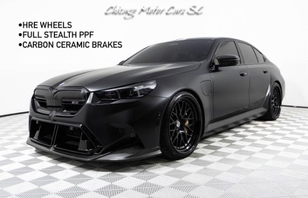Used 2025 BMW M5 $139K+ MSRP Carbon Ceramics Full Stealth PPF HRE Wheels Carbon Pkg for sale Sold at Chicago Motor Cars in West Chicago IL 60185 1