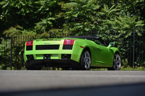 Used 2008 Lamborghini Gallardo Spyder Only 1182 Miles! Verde Ithaca Green COLLECTOR Quality Convertible for sale Sold at Chicago Motor Cars in West Chicago IL 60185 3