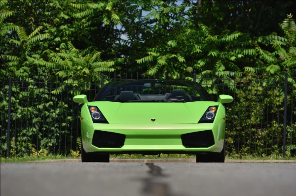 Used 2008 Lamborghini Gallardo Spyder Only 1182 Miles! Verde Ithaca Green COLLECTOR Quality Convertible for sale Sold at Chicago Motor Cars in West Chicago IL 60185 4