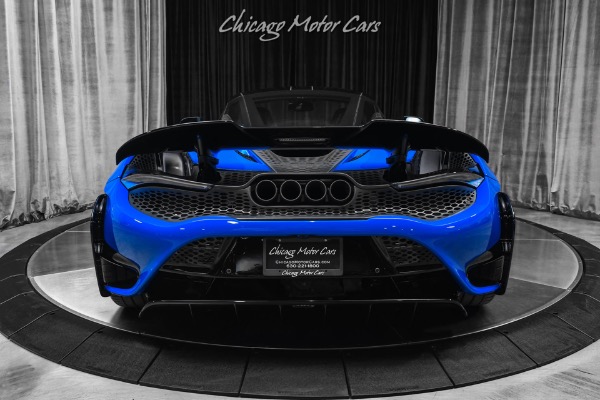 Used 2021 McLaren 765LT Coupe MSO Paris Blue! MSO Black Pack! MSO Stitching! Velos Wheels! for sale $729,800 at Chicago Motor Cars in West Chicago IL 60185 4