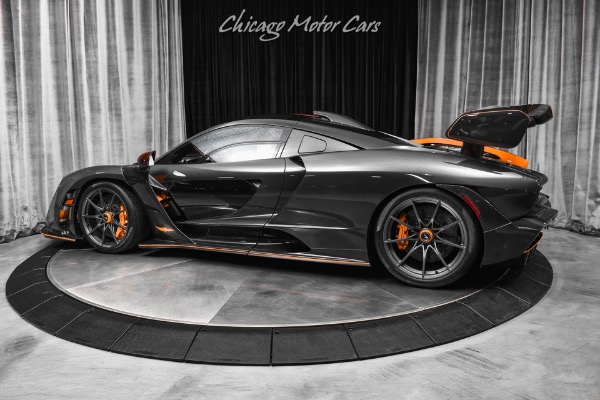 Used 2019 McLaren Senna MSO Exposed Gloss Carbon Body McLaren Orange Ext Detail CPO WARRANTY for sale Sold at Chicago Motor Cars in West Chicago IL 60185 3