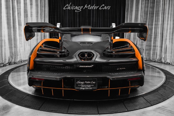 Used 2019 McLaren Senna MSO Exposed Gloss Carbon Body McLaren Orange Ext Detail CPO WARRANTY for sale Sold at Chicago Motor Cars in West Chicago IL 60185 4