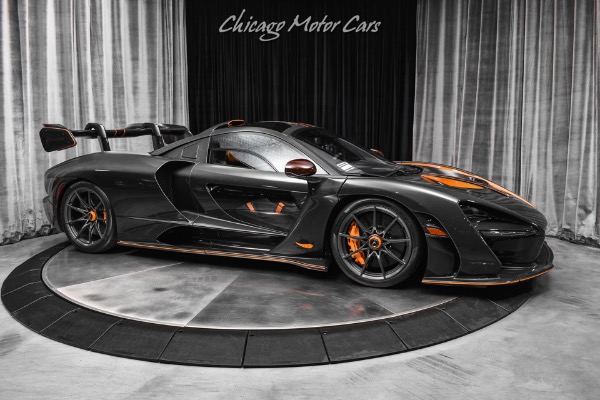 Used 2019 McLaren Senna MSO Exposed Gloss Carbon Body McLaren Orange Ext Detail CPO WARRANTY for sale Sold at Chicago Motor Cars in West Chicago IL 60185 6