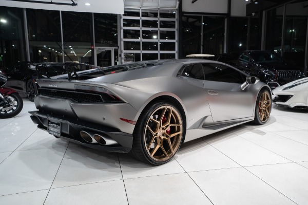 Used 2015 Lamborghini Huracan LP 610-4 Rohana Wheels Full Body PPF Front Lift for sale Sold at Chicago Motor Cars in West Chicago IL 60185 4