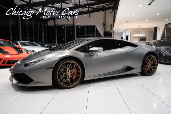 Used 2015 Lamborghini Huracan LP 610-4 Rohana Wheels Full Body PPF Front Lift for sale Sold at Chicago Motor Cars in West Chicago IL 60185 1