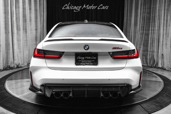 Used 2024 BMW M3 CS Sedan Frozen White! Only 3k Miles! M Carbon Bucket Seats! RARE! for sale $135,800 at Chicago Motor Cars in West Chicago IL 60185 4