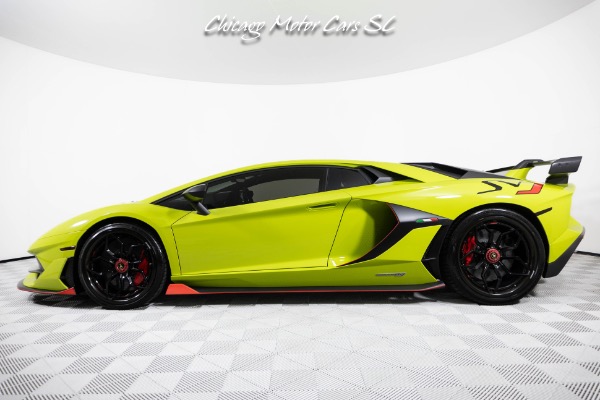 Used 2019 Lamborghini Aventador LP770-4 SVJ Coupe 5k Miles Full PPF Carbon Barrel Wheels Verde Scandal Front Lifter for sale $1,049,800 at Chicago Motor Cars in West Chicago IL 60185 3