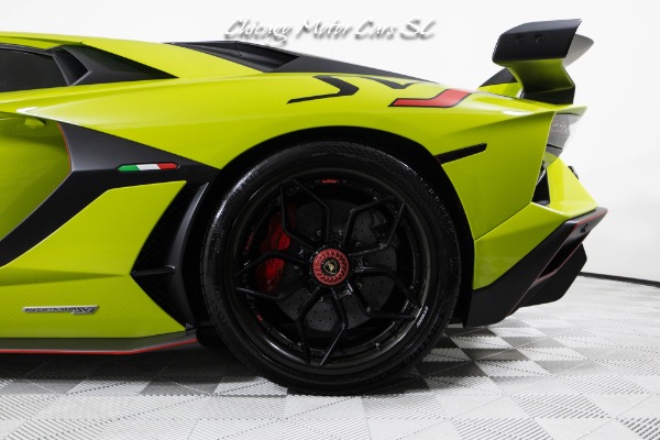 Used 2019 Lamborghini Aventador LP770-4 SVJ Coupe 5k Miles Full PPF Carbon Barrel Wheels Verde Scandal Front Lifter for sale $1,049,800 at Chicago Motor Cars in West Chicago IL 60185 4