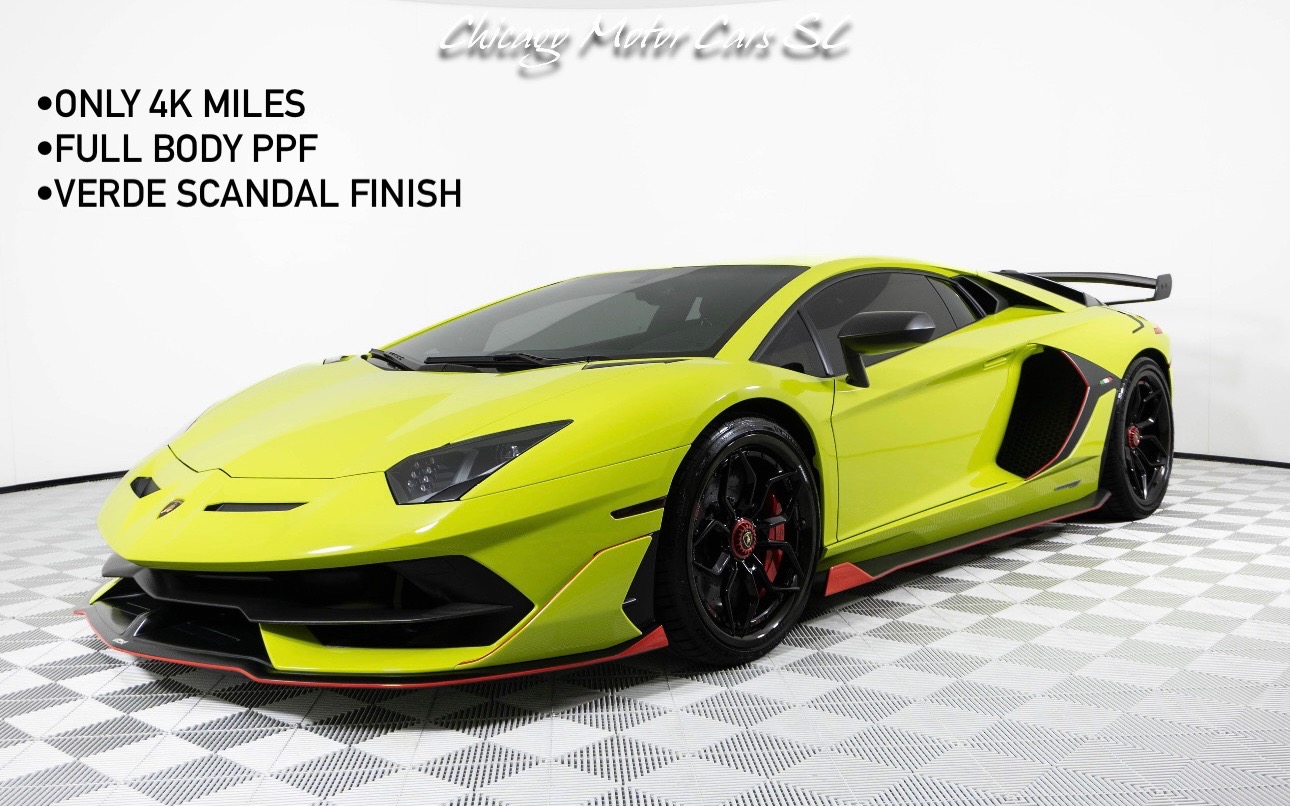 Used 2019 Lamborghini Aventador LP770-4 SVJ Coupe 4K Miles Full