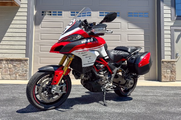 Used 2016 Ducati Multistrada Pikes Peak Special Edition ONLY 1k Miles TONS of Carbon Collector Quality for sale $18,800 at Chicago Motor Cars in West Chicago IL 60185 5