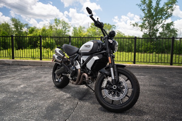 Used 2022 Ducati Scrambler 1100 Dark PRO ONLY 196 Miles Desmodue L-Twin TwoUp Seat EXCELLENT Condition for sale Sold at Chicago Motor Cars in West Chicago IL 60185 4