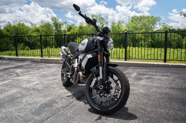 Used 2022 Ducati Scrambler 1100 Dark PRO ONLY 196 Miles Desmodue L-Twin TwoUp Seat EXCELLENT Condition for sale Sold at Chicago Motor Cars in West Chicago IL 60185 5