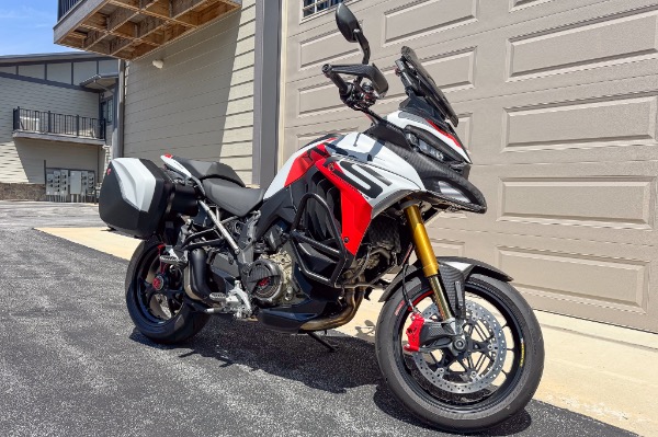 Used 2024 Ducati Multistrada V4 RS ONLY 350 Miles Titanium Subframe Dry Clutch TONS of Carbon Fiber for sale Sold at Chicago Motor Cars in West Chicago IL 60185 2