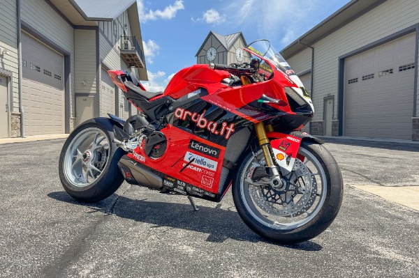 Used 2024 Ducati V4S WSBK Bautista World Champion 1 of ONLY 260 TONS of Carbon Fiber GP Livery SIGNED for sale $64,800 at Chicago Motor Cars in West Chicago IL 60185 2
