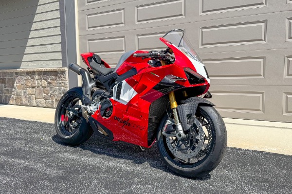 Used 2024 Ducati V4R Virtually BRAND NEW 218+ HP TONS of Carbon Collector Grade RARE for sale $64,800 at Chicago Motor Cars in West Chicago IL 60185 2