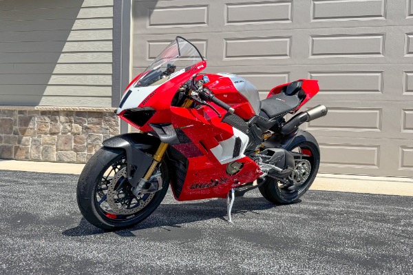Used 2024 Ducati V4R Virtually BRAND NEW 218+ HP TONS of Carbon Collector Grade RARE for sale $64,800 at Chicago Motor Cars in West Chicago IL 60185 4