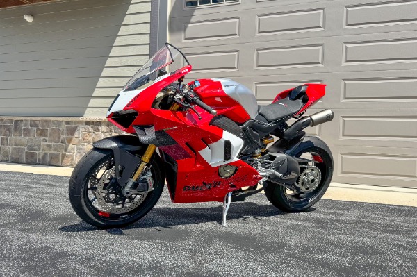 Used 2024 Ducati V4R Virtually BRAND NEW 218+ HP TONS of Carbon Collector Grade RARE for sale $64,800 at Chicago Motor Cars in West Chicago IL 60185 5