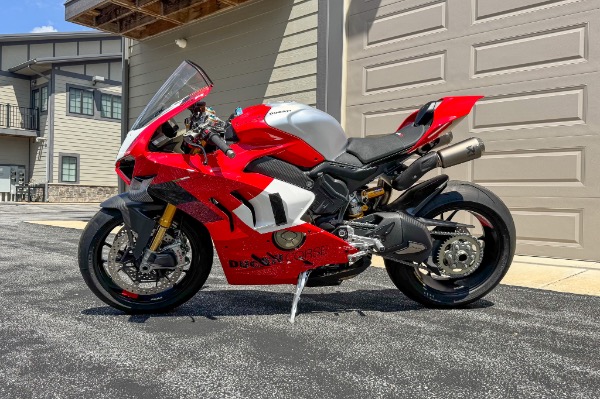 Used 2024 Ducati V4R Virtually BRAND NEW 218+ HP TONS of Carbon Collector Grade RARE for sale $64,800 at Chicago Motor Cars in West Chicago IL 60185 6