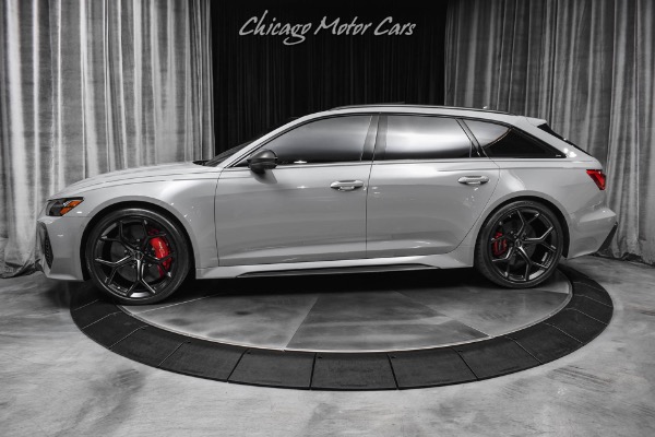 Used 2025 Audi RS6 Avant Performance 4.0T Quattro Carbon Ceramics Matte Carbon Pkg B&O 3D Sound $166k+ MSRP PPF for sale Sold at Chicago Motor Cars in West Chicago IL 60185 1