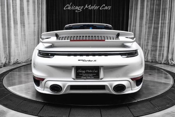 Used 2022 Porsche 911 Turbo S Cabriolet ANRKY Wheels! Upgraded Exhaust! Blue Interior! Warranty! for sale Sold at Chicago Motor Cars in West Chicago IL 60185 4