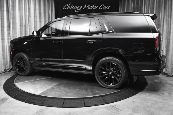 Used 2021 Cadillac Escalade Sport Platinum MSRP $112,535+ Onyx Package Black Wheels LOADED for sale $68,800 at Chicago Motor Cars in West Chicago IL 60185 3