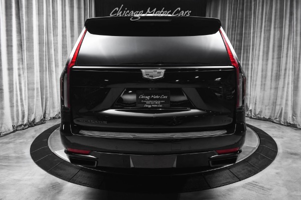 Used 2021 Cadillac Escalade Sport Platinum MSRP $112,535+ Onyx Package Black Wheels LOADED for sale $68,800 at Chicago Motor Cars in West Chicago IL 60185 4