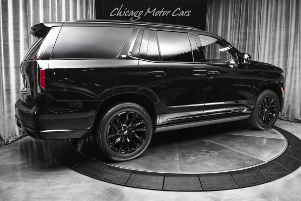 Used 2021 Cadillac Escalade Sport Platinum MSRP $112,535+ Onyx Package Black Wheels LOADED for sale $68,800 at Chicago Motor Cars in West Chicago IL 60185 5