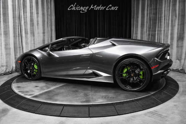 Used 2019 Lamborghini Huracan LP 580-2 Spyder Axle Lifter Tech & Style Pkg Upgraded Wheels HOT COMBO for sale Sold at Chicago Motor Cars in West Chicago IL 60185 3