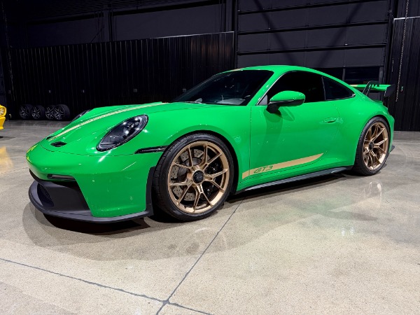 Used 2022 Porsche 911 GT3 Only 9k Miles Python Green 6 Speed Manual Transmission Amazing Spec! for sale $279,800 at Chicago Motor Cars in West Chicago IL