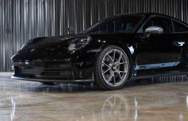 Used 2026 Porsche 911 Carrera T Coupe Only 2k Miles 6 Speed Manual Upgraded Exhaust & GT3 Wheels for sale Sold at Chicago Motor Cars in West Chicago IL 60185 3