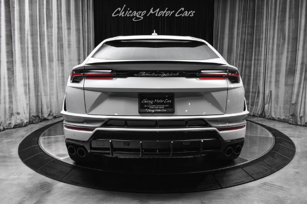 Used 2024 Lamborghini Urus S Only 13K Miles Grigio Hati RARE Carbon Fiber WARRANTY LOADED for sale Sold at Chicago Motor Cars in West Chicago IL 60185 4