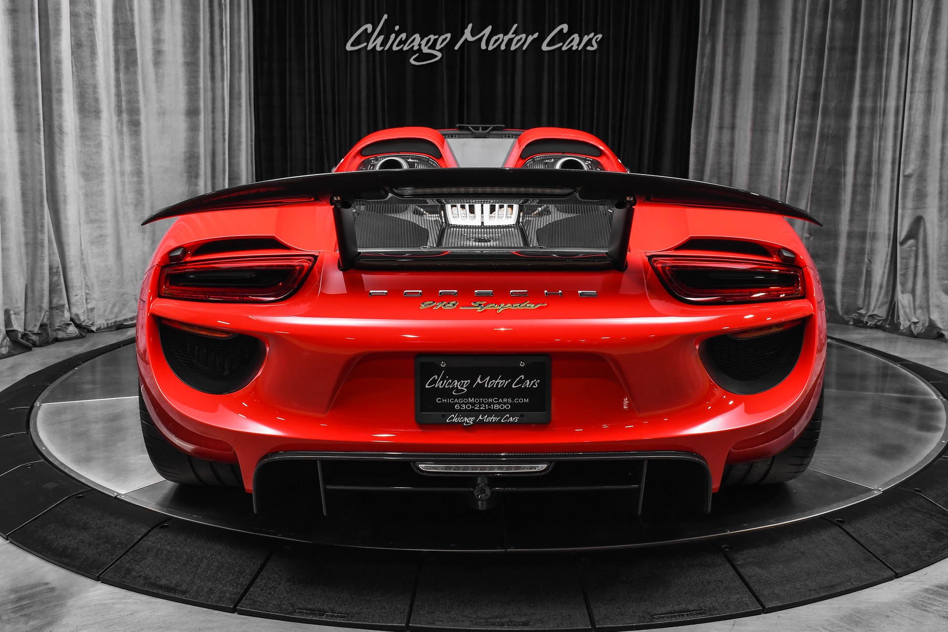 Used 2015 Porsche 918 Spyder RARE 400 Miles! Red on Red! Front