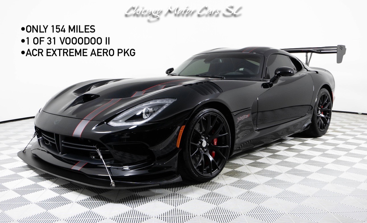 Used 2017 Dodge Viper GTC 1 of 31 VoooDoo II Edition Only 154